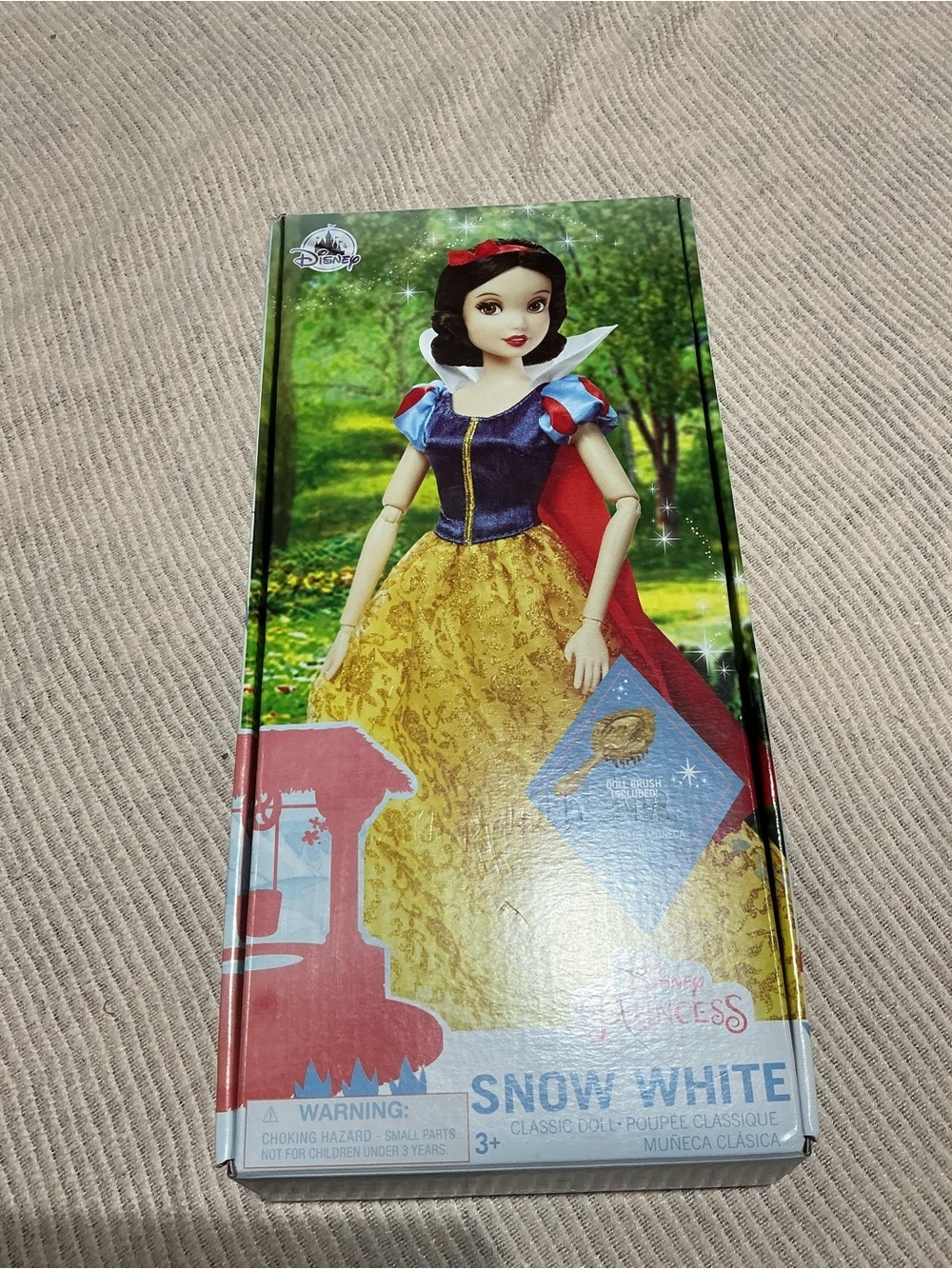 Disney Snow White Doll - Yellow, Blue, Red